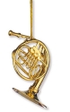 Anhnger Horn Christbaumschmuck 10,16 cm