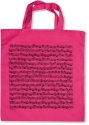 Tragetasche Notenblatt pink 38 x 40 cm