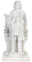 Standfigur Bach 27 cm Alabaster