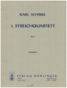 Streichquartett Nr.1 op.4 fr 2 Violinen, Viola und Violoncello Stimmen
