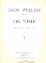 On Time op.63 fr Bariton und Klavier Partitur (en)