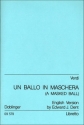 VERDI Giuseppe Un ballo in maschera (A Masked Ball  Ein Maskenball)