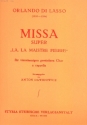 Missa super La la maistre Pierre fr gem Chor a cappella Partitur