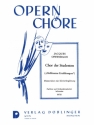 Chor der Studenten fr Mnnerchor und Klavier Klavierauszug