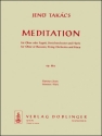 TAKACS Jen Meditation op. 66a op. 66a Fg (Ob) Strorch Hf Partitur