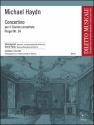 HAYDN Michael Concertino C-Dur Trp Orch Streicherstimmensatz  4/3/2/2/1