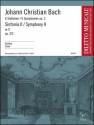 BACH Johann Chr Sinfonia II C-Dur op. 3/2 Orch Partitur