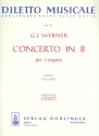 Konzert B-Dur fr Orgel und Kammerorchester Partitur
