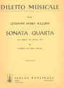 Sonata quarta F-Dur op.3,4 fr 2 Violinen und Bc Stimmen