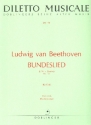 Bundeslied op.122 fr Soli, Chor und Instrumente Partitur (= Klavierauszug)