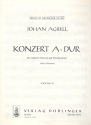Konzert A-Dur fr Cembalo (Klavier) und Streichorchester Violine 2