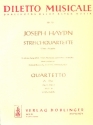 Quartett A-Dur op. 9,6 Hob.III:24 fr Streichquartett Stimmen