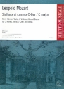 Sinfonia di camera C-Dur fr 2 Hrner, Viola, 2 Violoncelli und Bass (Violone und Fagott) Stimmensatz