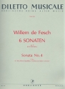 Sonata C-Dur op. 8 Nr.4 fr Blockflte (Flte/ Violine) und Bc