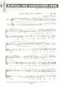 Der Sang ist verschollen fr gem Chor a cappella Partitur