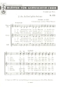 An Auflauf gibts bei uns fr gem Chor a cappella Partitur