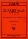 String Quartet G major op.106 2 Geige, Bratsche & Violoncello Stimmensatz