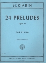 24 Preludes op.11 for piano