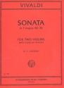 Sonate F-Dur RV70 fr 2 Violinen und Klavier (Violoncello ad lib) Stimmen