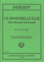 La Demoiselle lue for women's voices, solo, narrator, chorus and orchestra vocal score
