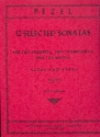 12 selected Sonatas vol.1 (nos.1-4) for 2 trumpets, 2 trombones and bass trombone score and parts