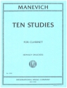 10 studies for clarinet