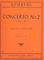 Konzert D-Dur Nr.2 op.3 fr Violoncello und Orchester fr Viola und Klavier
