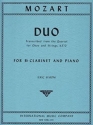 Duo for clarinet in B flat and piano