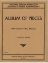 Album for 4 string basses 4 Kontrabsse Partitur und Stimmen
