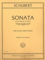 Arpeggione Sonata a minor for flute and piano