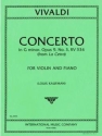 Concerto g minor op.9/3 for violin and piano