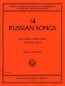 14 Russian Songs (Glinka, Rubinstein, Mussorgsky, Tschaikowsky, Rimsky for voice and piano