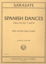 Spanish Dances op.26,7 and 8 for violin and piano