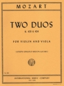 Two duets G Maj & Bb Maj for violin and viola
