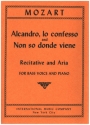 Alcandro, Io confesso and Non so donde viene for bass voice and piano (it/en)