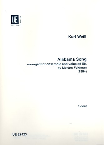 Alabama Song for Ensemble (voice ad lib) score