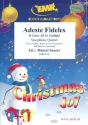Adeste fideles f�r 5 Saxophone (Klavier, Gitarre und Percussion ad lib) Partitur und Stimmen