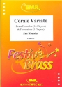 Corale variato fr 16 Blechblser und 3 Percussionisten Partitur und Stimmen