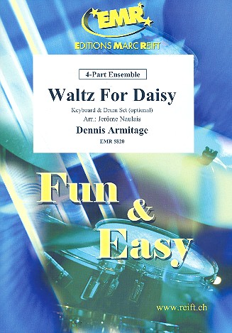 Waltz For Daisy for 4-part ensemble (keyboard and percussion ad lib) score and parts