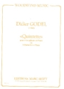 Quintette fr 4 Saxophone (Klarinetten) und Klavier Partitur und Stimmen