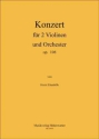 Ebenhh, Horst Konzert fr 2 Violinen und Orchester Op.108 Symphonieorchester Partitur A3
