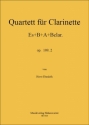 Ebenhh, Horst Quartett fr 4 Klarinetten Op.109, 2 Klarinettenquartett Partitur