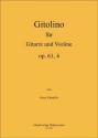 Ebenhh, Horst Gitolino fr Gitarre und Violine Op.61, 4 Gitarre und Violine Noten