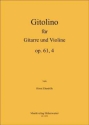 Ebenhh, Horst Gitolino fr Gitarre und Violine Op.61, 4 Gitarre und Violine Noten