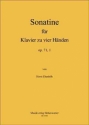 Ebenhh, Horst Sonatine fr Klavier zu vier Hnden Op.71, 1 Klavier zu vier Hnden Noten
