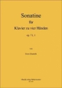 Ebenhh, Horst Sonatine fr Klavier zu vier Hnden Op.71, 1 Klavier zu vier Hnden Noten