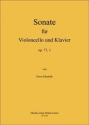 Ebenhh, Horst Sonate fr Violoncello und Klavier  Op.77, 1 Violoncello und Klavier Noten