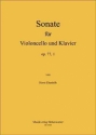 Ebenhh, Horst Sonate fr Violoncello und Klavier  Op.77, 1 Violoncello und Klavier Noten