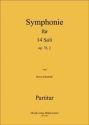 Ebenhh, Horst Symphonie fr vierzehn Soli Op.78, 2 Orchester Partitur A3