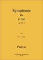 Ebenhh, Horst Symphonie fr vierzehn Soli Op.78, 2 Orchester Partitur A3